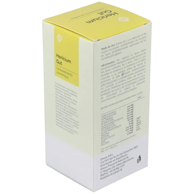 Hericium gut 96cap. | Farmacia Barata