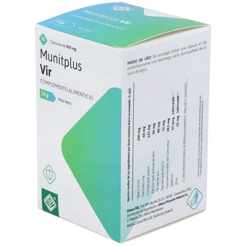Munitplus vir 30cap. | Farmacia Barata