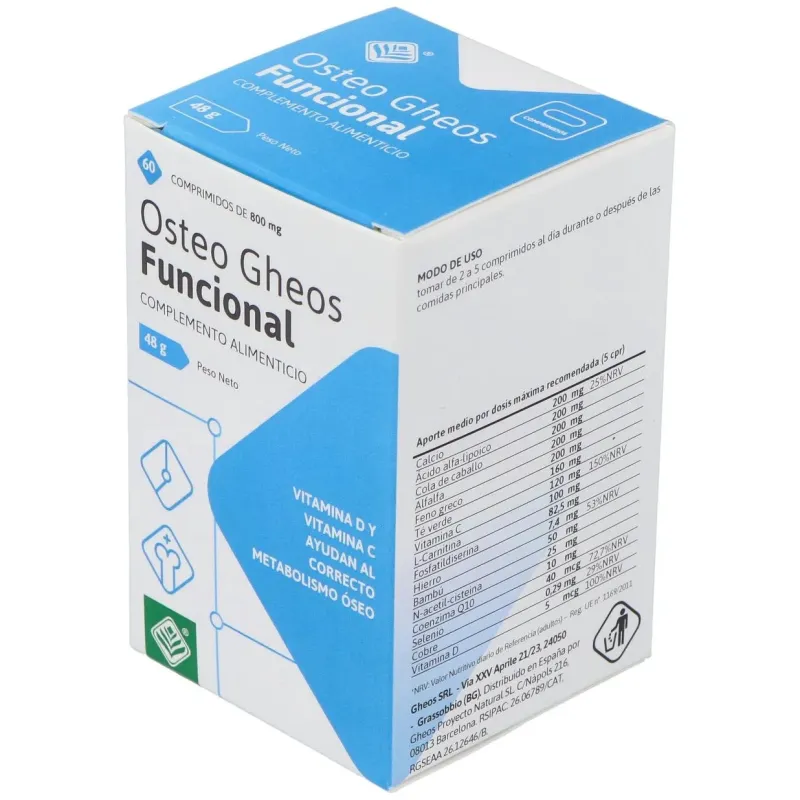 Osteo gheos 60comp. | Farmacia Barata Osteo gheos 60comp. | Farmacia Barata