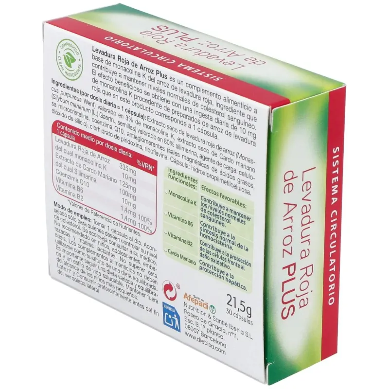 Levadura roja de arroz plus 3% 30cap. 2 | Farmacia Barata Levadura roja de arroz plus 3% 30cap. 2 | Farmacia Barata