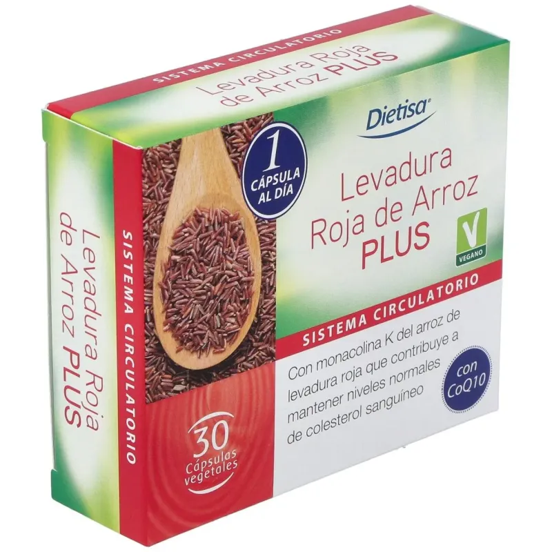 Levadura roja de arroz plus 3% 30cap. 2 | Farmacia Barata Levadura roja de arroz plus 3% 30cap. 2 | Farmacia Barata