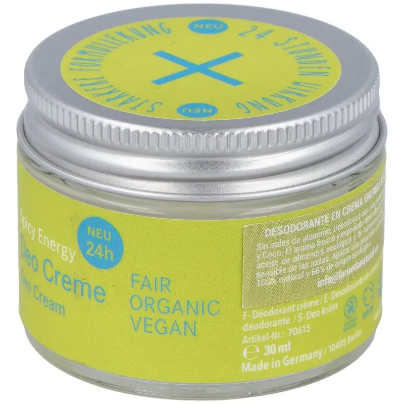Desodorante en crema energia especiada 30ml. 2 | Farmacia Barata