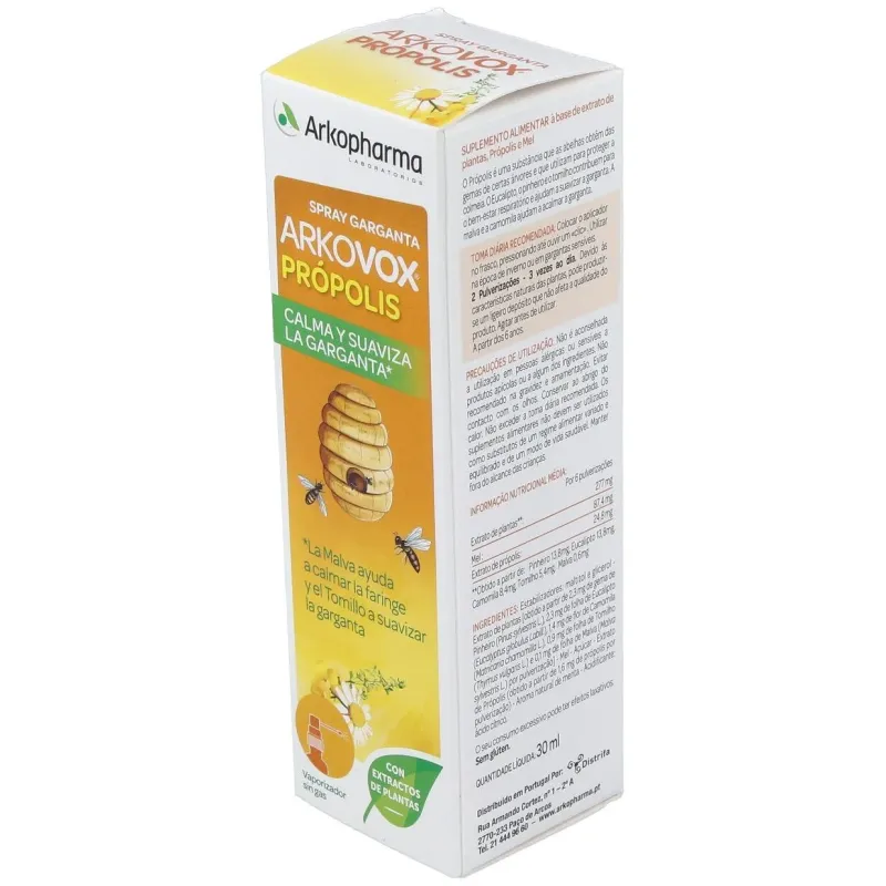 Arkovox propolis garganta spray 30ml. 2 | Farmacia Barata