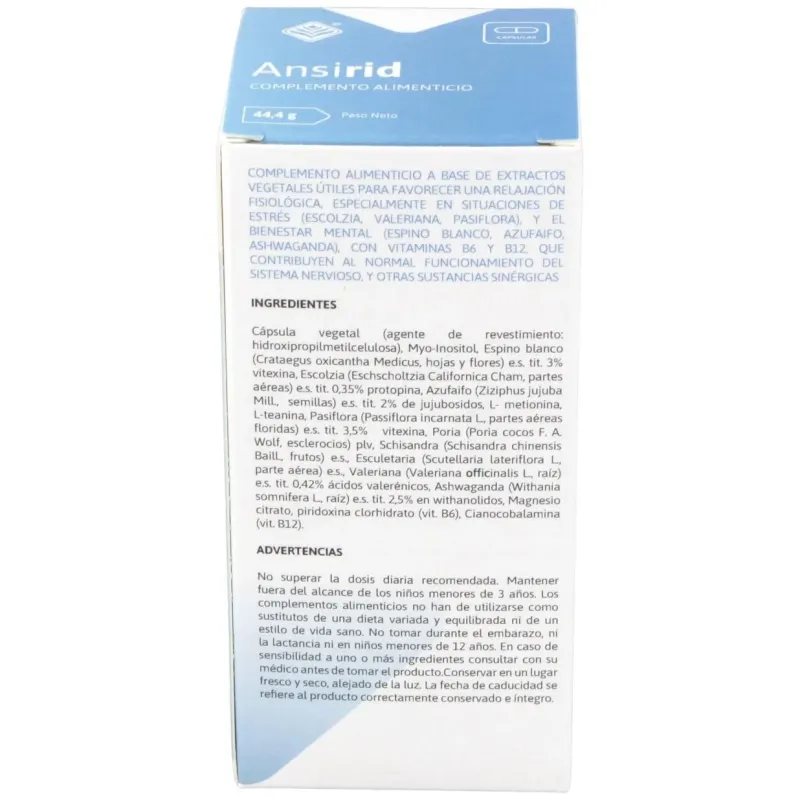Ansirid 60cap. | Farmacia Barata