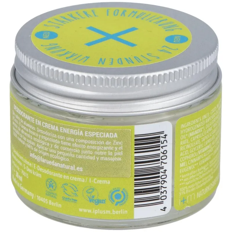 Desodorante en crema energia especiada 30ml. 2 | Farmacia Barata