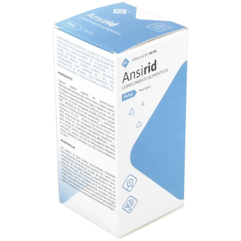 Ansirid 60cap. | Farmacia Barata