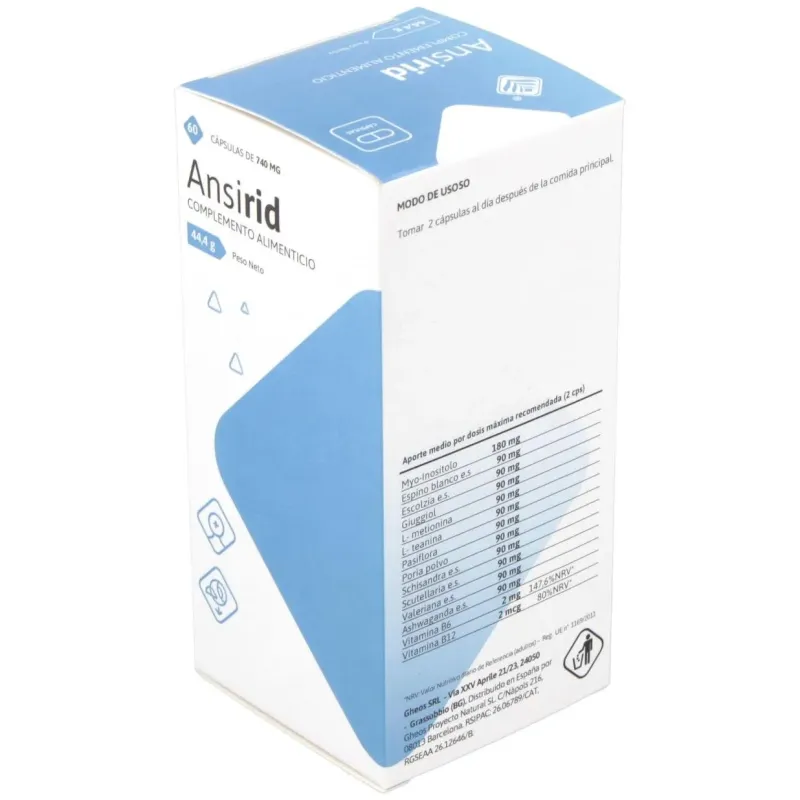Ansirid 60cap. | Farmacia Barata