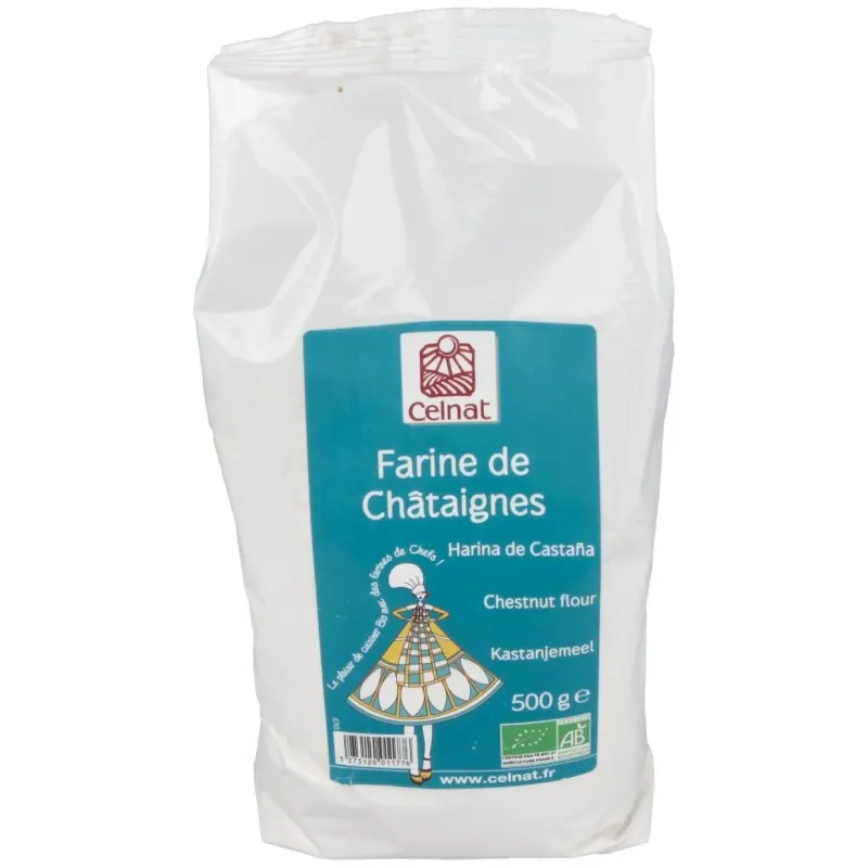 Celnat harina castañas bio 500g | Farmacia Barata Celnat harina castañas bio 500g | Farmacia Barata