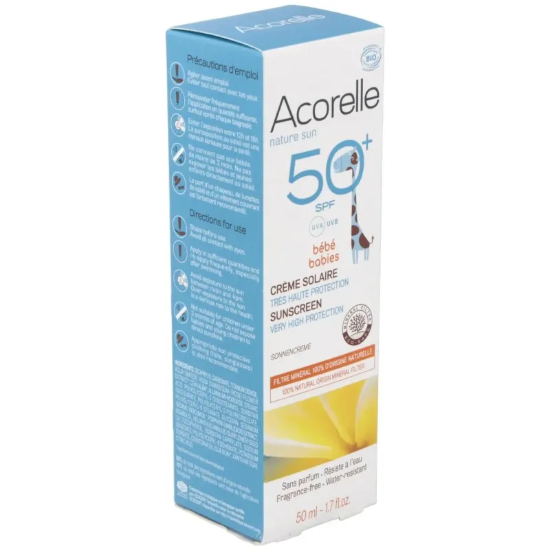 Crema solar bebe spf50+ 50ml. bio | Farmacia Barata