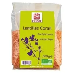 Lentejas rojas 500gr bio