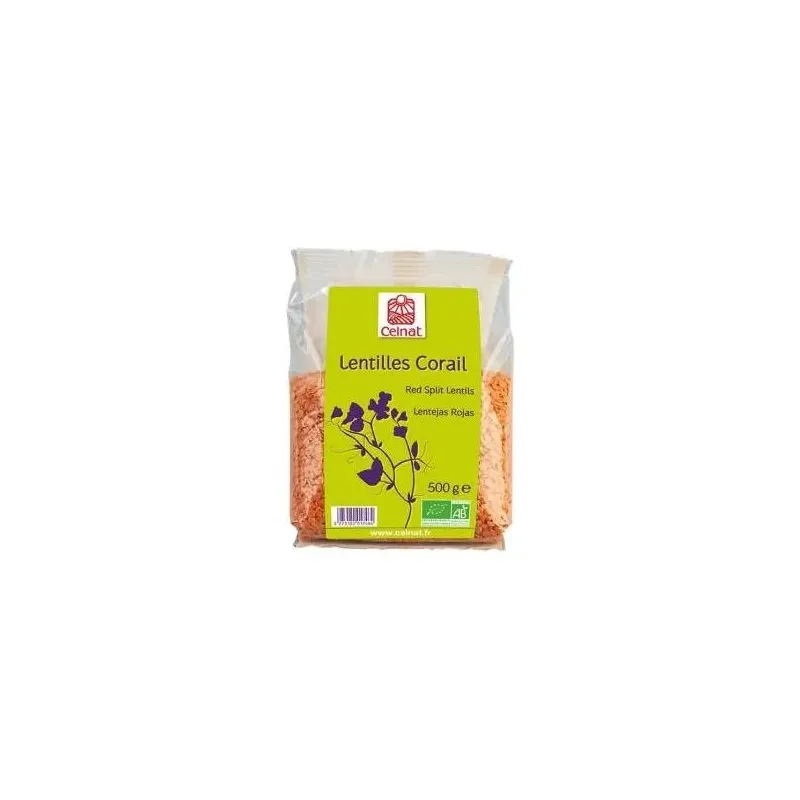 Lentejas rojas 500gr bio | Farmacia Barata