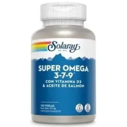 Solaray Super Omega 3 7 9, 120 perlas