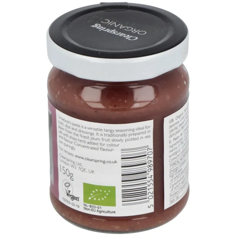 Clearspring umeboshi pasta bio 150g | Farmacia Barata