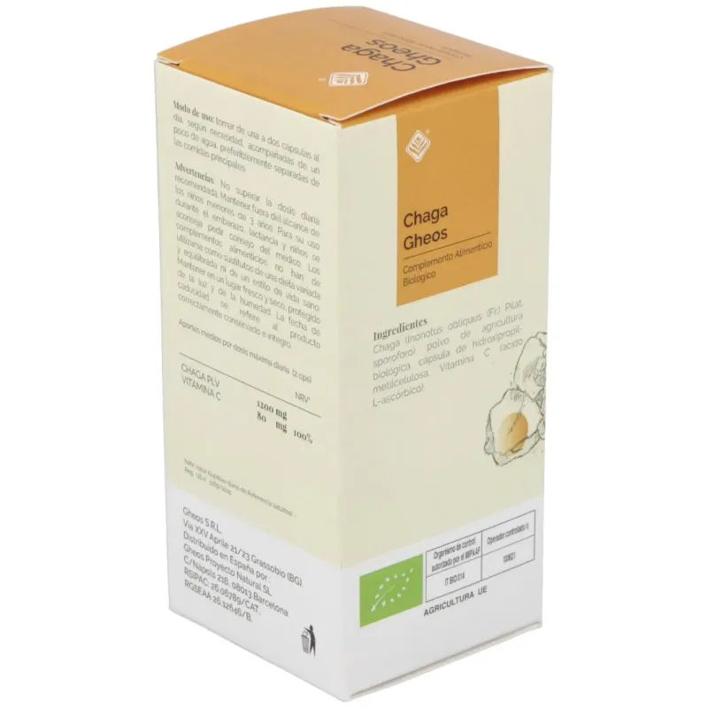 Chaga gheos 60cap. | Farmacia Barata