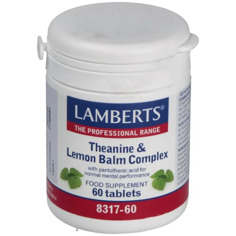 Complejo de teanina y balsamo de limon 60comp. 2 | Farmacia Barata