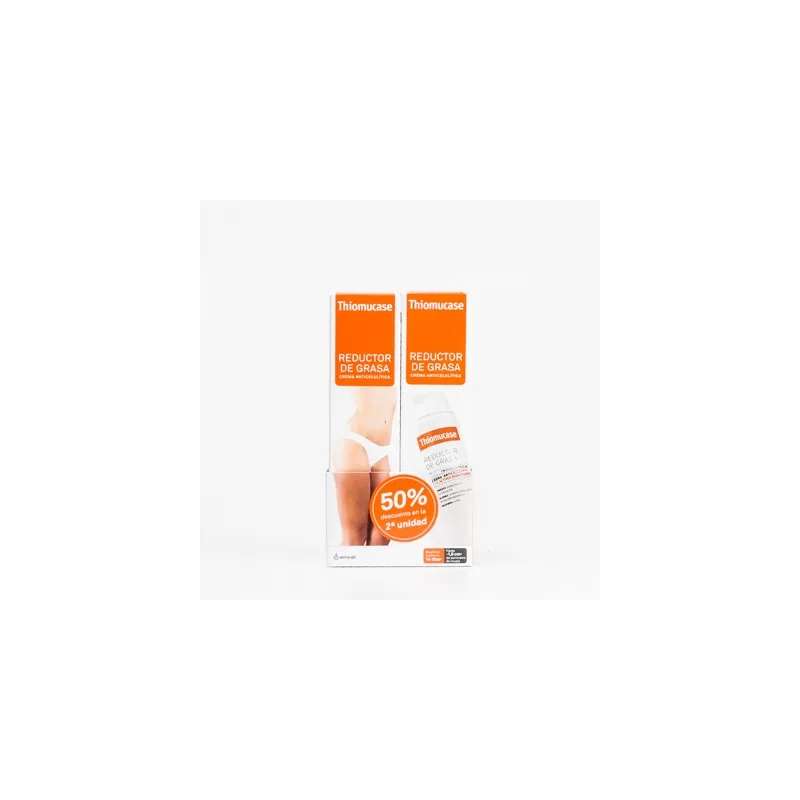 Thiomucase Reductor de grasa Crema anticelulítica duplo, 2x200ml.