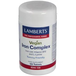 Complejo de hierro vegano 120comp. 2 | Farmacia Barata