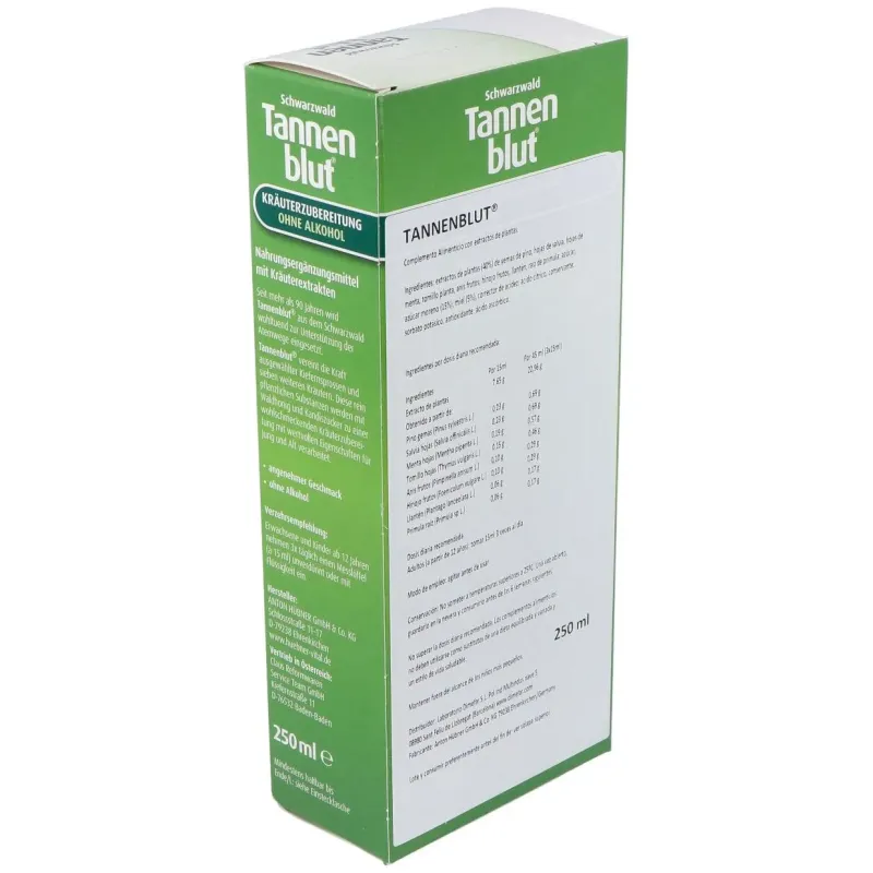 Tannenblut bronquial jarabe 250ml. 2 | Farmacia Barata