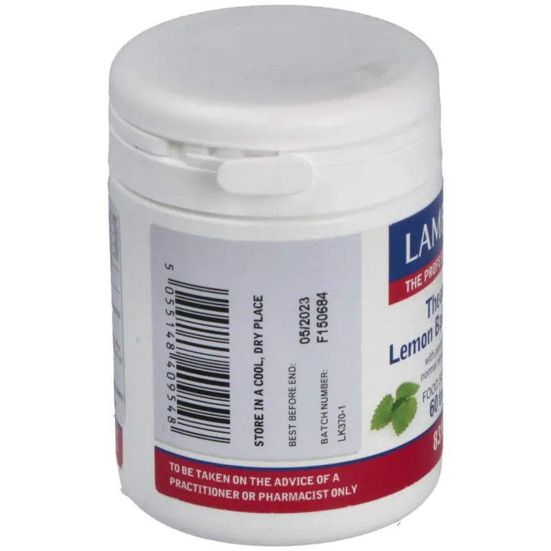 Complejo de teanina y balsamo de limon 60comp. 2 | Farmacia Barata