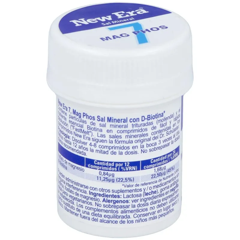 Sal schussler nº7 magnesium phosphoricum 240comp. 2 | Farmacia Barata