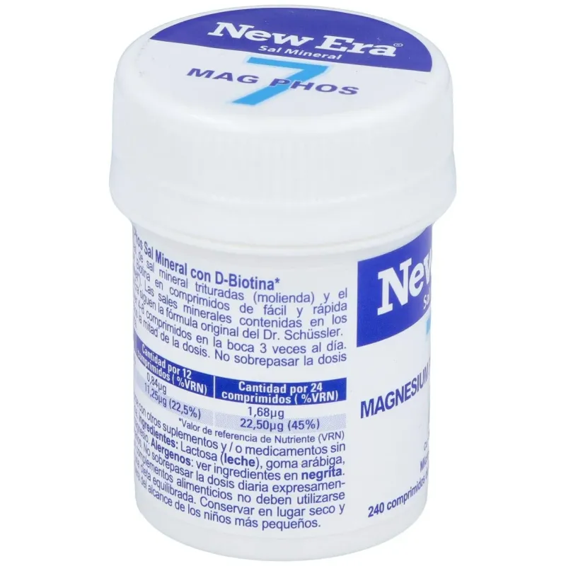 Sal schussler nº7 magnesium phosphoricum 240comp. 2 | Farmacia Barata