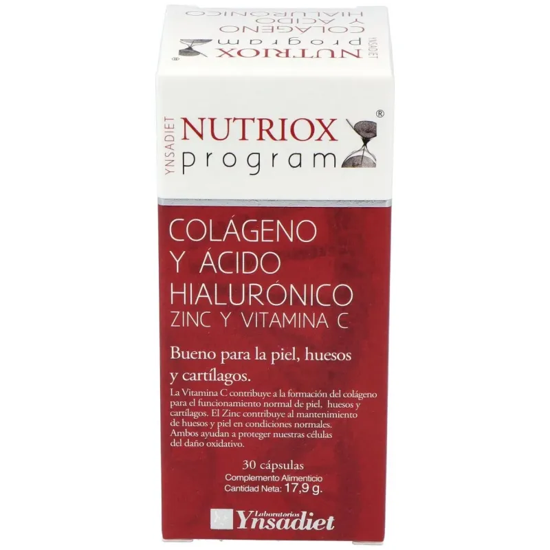 Ac. hialuronico y colageno 30cap. | Farmacia Barata