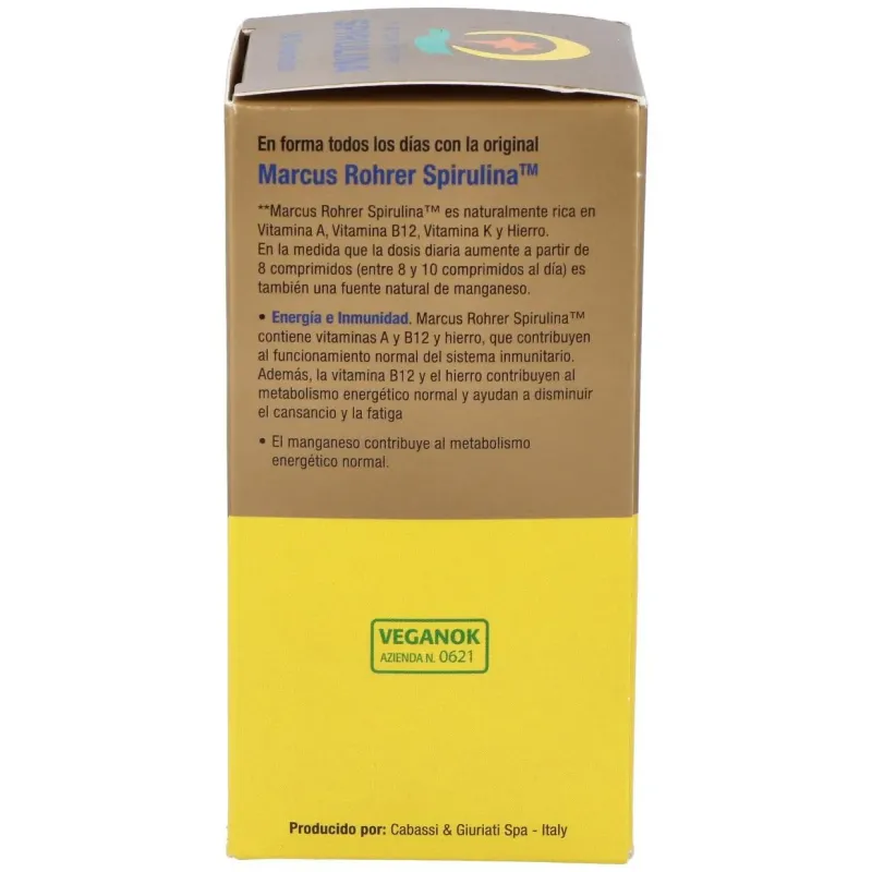 Spirulina 180comp. marcus rohrer 2 | Farmacia Barata