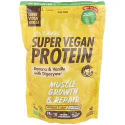 Super vegan protein fitness platano-vainilla 350gr