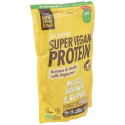 Super vegan protein fitness platano-vainilla 350gr | Farmacia Barata