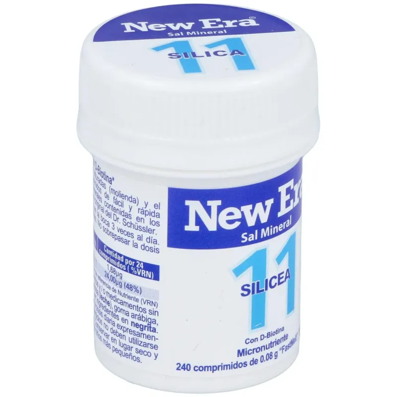 Sal schussler nº11 silicea 240comp. | Farmacia Barata