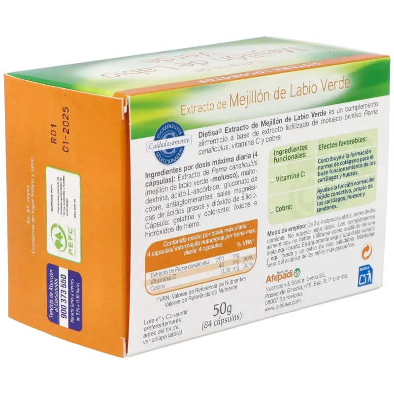 Mejillon de labio verde (gemiflor super) 84cap 2 | Farmacia Barata