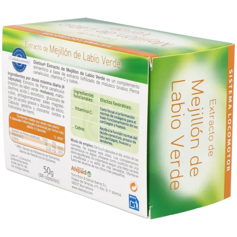 Mejillon de labio verde (gemiflor super) 84cap 2 | Farmacia Barata