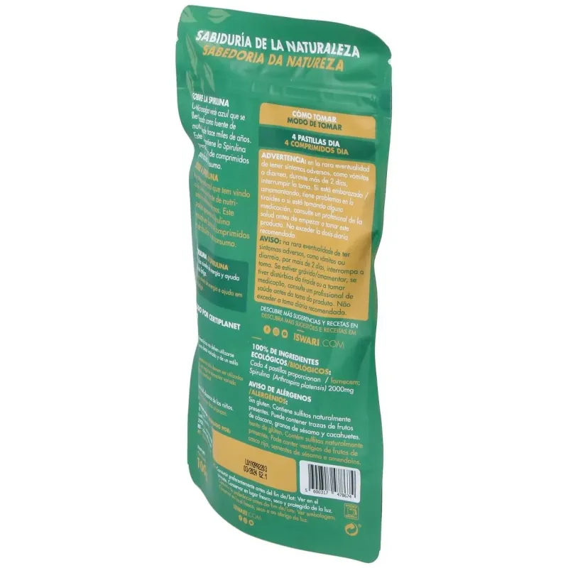 Spirulina superalimento 200comp. bio 2 | Farmacia Barata