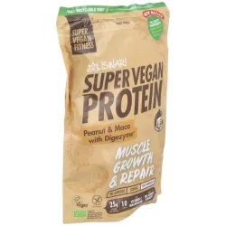 Super vegan protein fitness cacahuete-maca 350gr 2 | Farmacia Barata