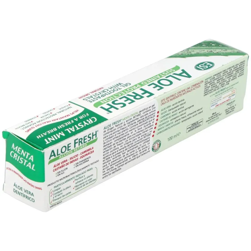 Aloe fresh gel menta cristal dentifrico | Farmacia Barata