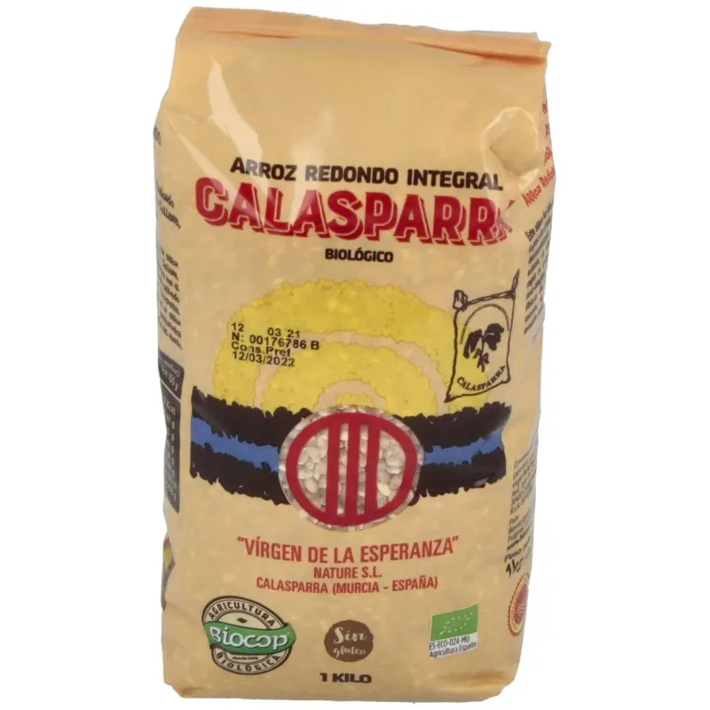 Calasparra arroz calasparra integal plastico 1 kg | Farmacia Barata