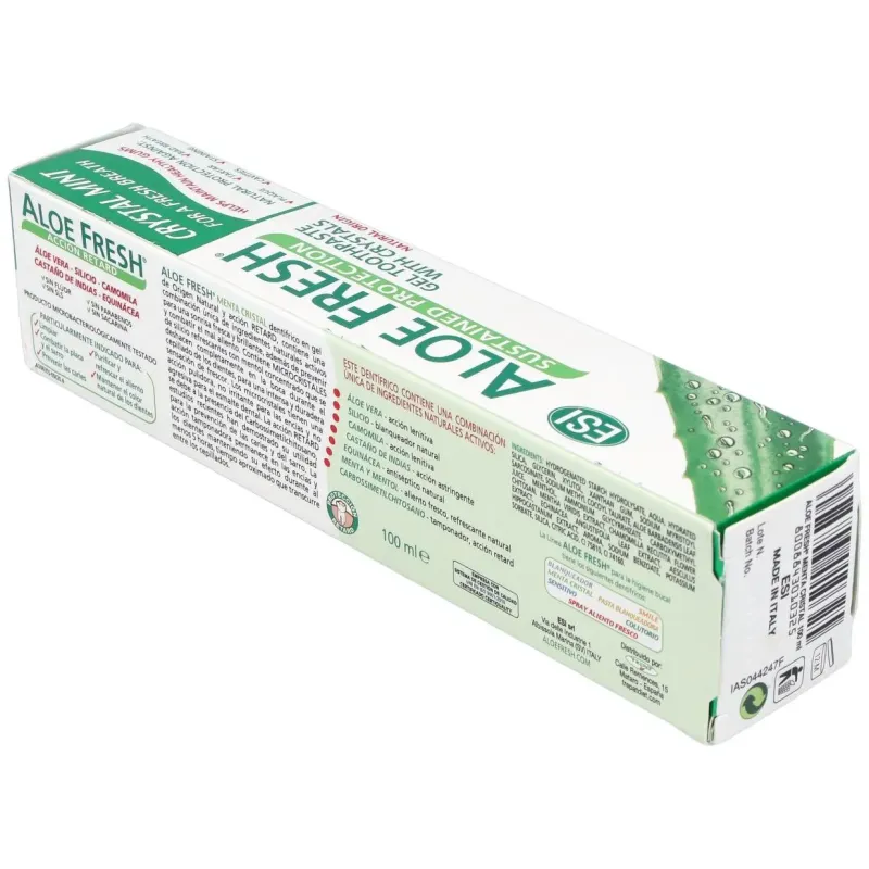 Aloe fresh gel menta cristal dentifrico | Farmacia Barata