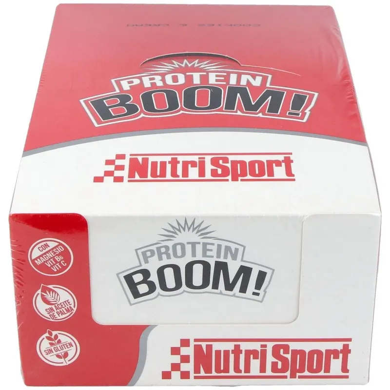 Protein boom barritas cookies and cream 24ud. 2 | Farmacia Barata Protein boom barritas cookies and cream 24ud. 2 | Farmacia Barata