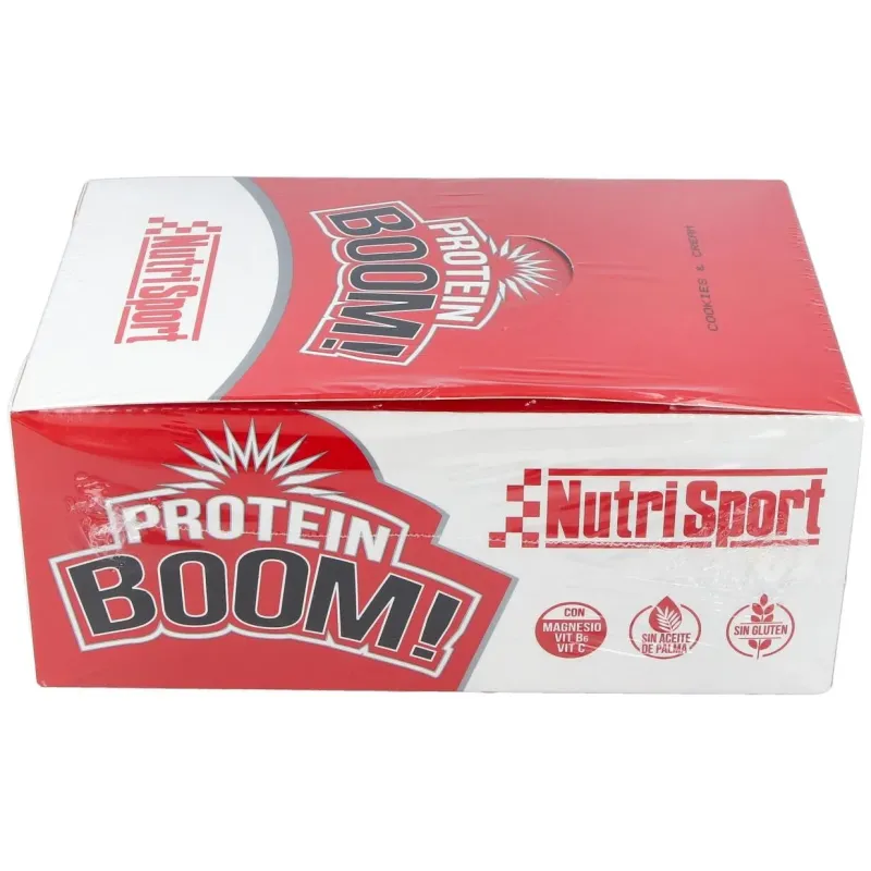 Protein boom barritas cookies and cream 24ud. 2 | Farmacia Barata Protein boom barritas cookies and cream 24ud. 2 | Farmacia Barata