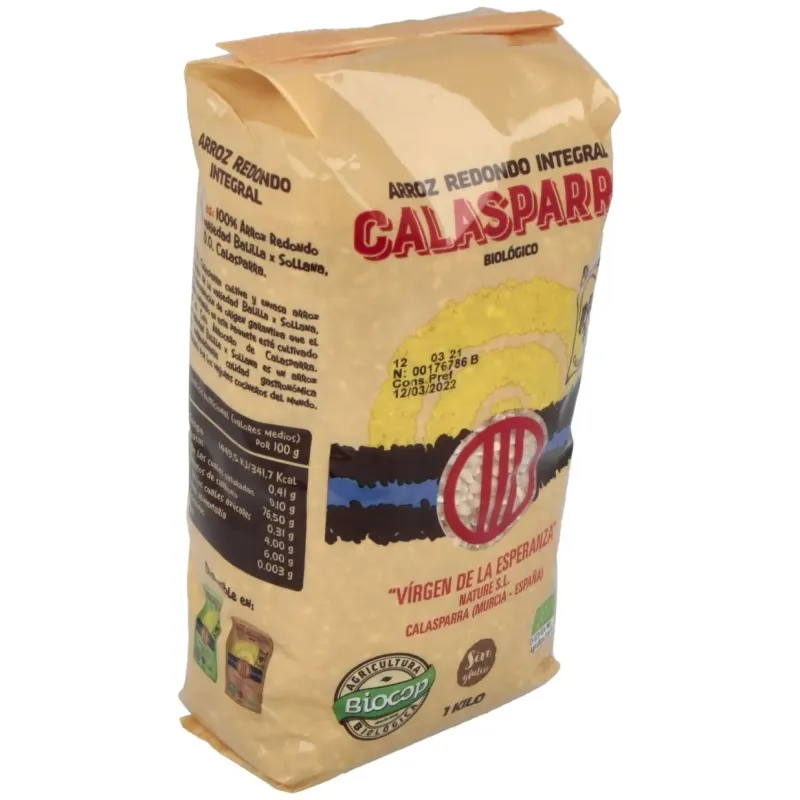 Calasparra arroz calasparra integal plastico 1 kg | Farmacia Barata
