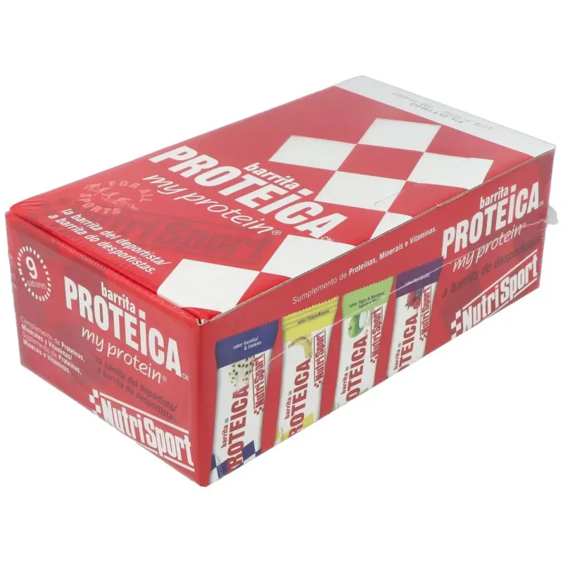 Barrita proteica platano caja 24unid. 2 | Farmacia Barata Barrita proteica platano caja 24unid. 2 | Farmacia Barata