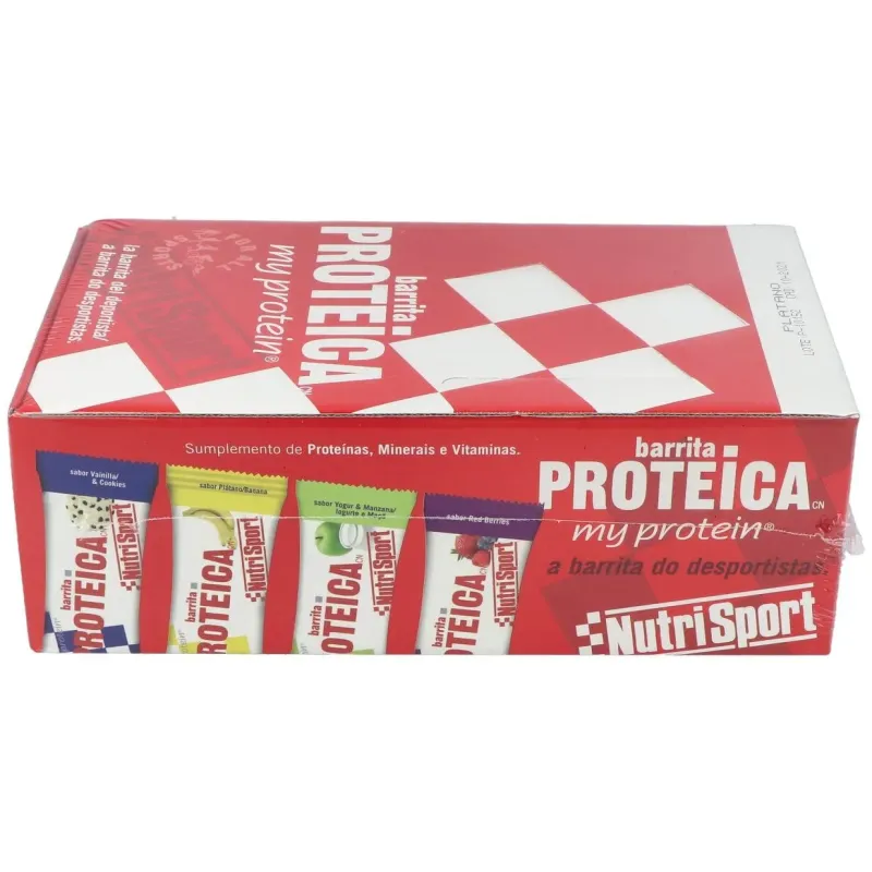 Barrita proteica platano caja 24unid. 2 | Farmacia Barata Barrita proteica platano caja 24unid. 2 | Farmacia Barata