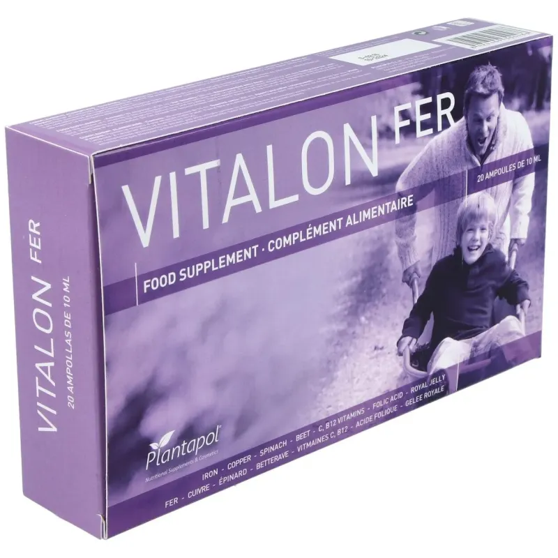 Vitalon fer (j.real+hierro+oligoelementos) 20amp. 2 | Farmacia Barata