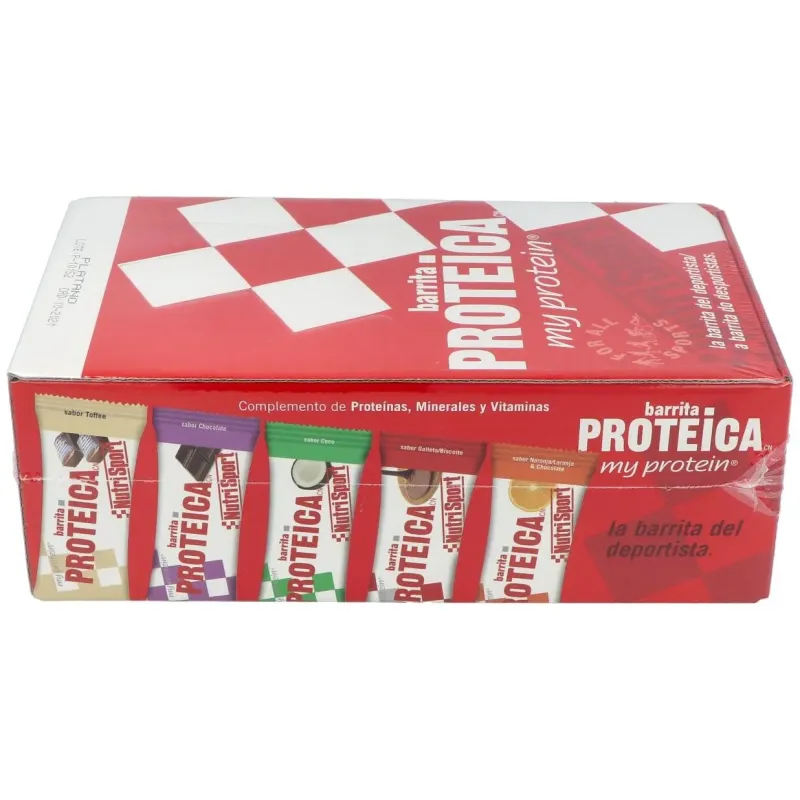 Barrita proteica platano caja 24unid. 2 | Farmacia Barata Barrita proteica platano caja 24unid. 2 | Farmacia Barata