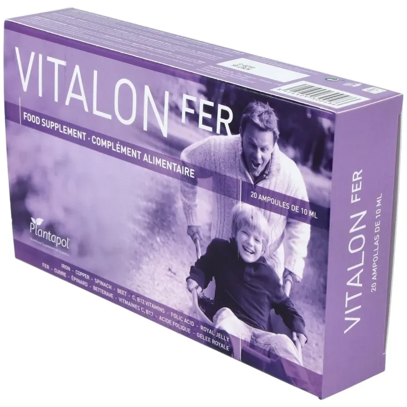 Vitalon fer (j.real+hierro+oligoelementos) 20amp. 2 | Farmacia Barata