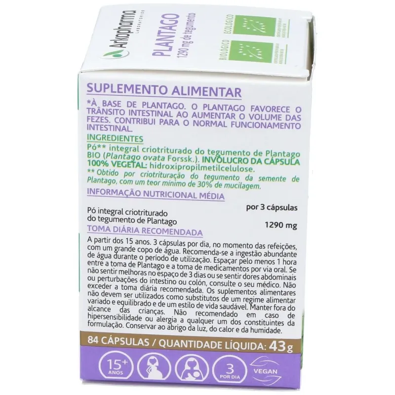Plantago 84arkocapsulas. bio 3 | Farmacia Barata