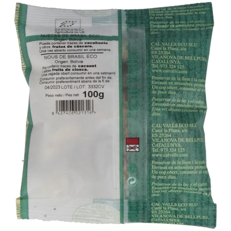 Cal valls nueces del brasil eco 100g | Farmacia Barata Cal valls nueces del brasil eco 100g | Farmacia Barata