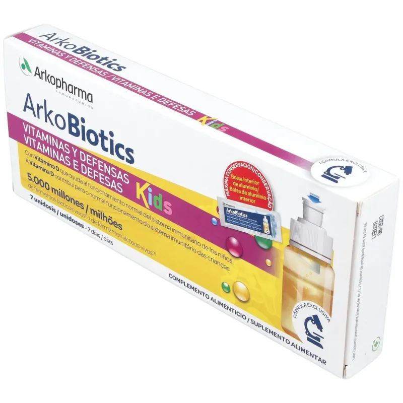Arkobiotics vitaminas y defensas niños 7uni. 2 | Farmacia Barata Arkobiotics vitaminas y defensas niños 7uni. 2 | Farmacia Barata