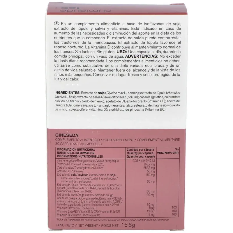 Gineseda 30cap. 3 | Farmacia Barata