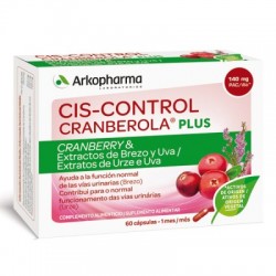 ARKOPHARMA CRANBEROLA CISCONTROL PLUS CON BREZO 60 CAPSULAS